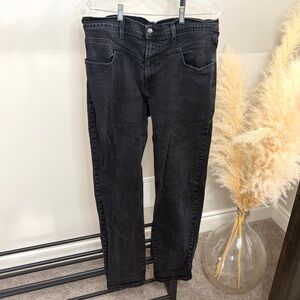 Fashion Nova High Rise Black Straight Leg Jeans 1X | Classic Denim